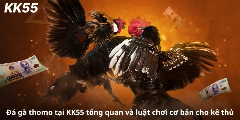 Đá gà Thomo tại kk55 được nhiều kê thủ lựa chọn